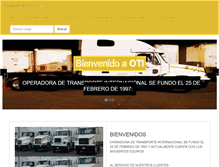Tablet Screenshot of otitransport.com